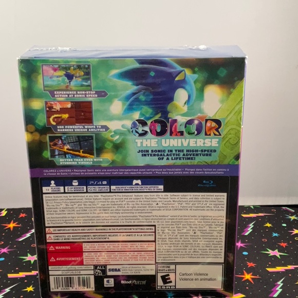 Brand new sealed Sonic Colors Ultimate PS4 video game with keychain - Picture 3 of 9
